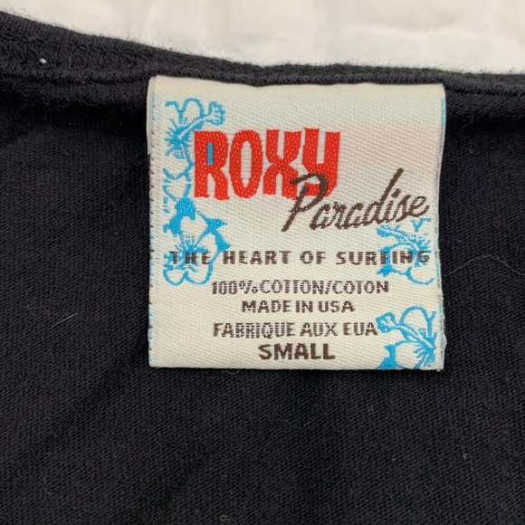 Roxy Paradise Black Tank Top - Picture 5 of 6